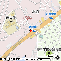 京都府八幡市八幡南山57周辺の地図