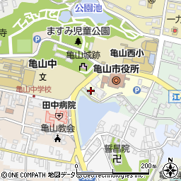 三重県亀山市本丸町578周辺の地図