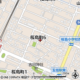 三重県鈴鹿市桜島町周辺の地図