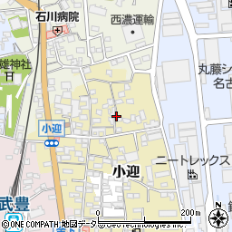 〒470-2343 愛知県知多郡武豊町小迎の地図