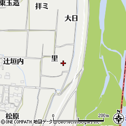 京都府八幡市岩田（里）周辺の地図