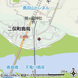 北鹿島自治会館周辺の地図