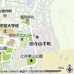 兵庫県姫路市田寺山手町6-20周辺の地図