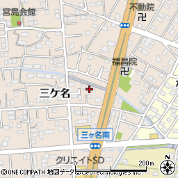 静岡県焼津市三ケ名428周辺の地図