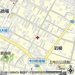 愛知県西尾市今川町周辺の地図