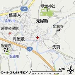 愛知県額田郡幸田町須美元屋敷33周辺の地図