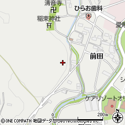 愛知県豊川市平尾町寺貝津周辺の地図