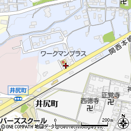 ワークマンプラス亀山店駐車場周辺の地図