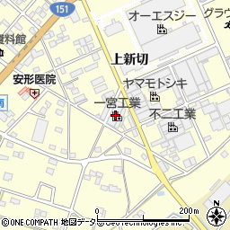 愛知県豊川市一宮町上新切510周辺の地図