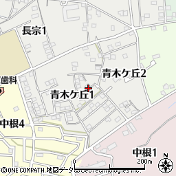 愛知県知多郡武豊町青木ケ丘周辺の地図