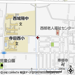 京都府城陽市寺田西ノ口85-25周辺の地図