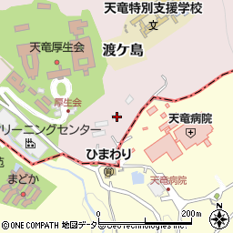 静岡県浜松市天竜区渡ケ島201周辺の地図