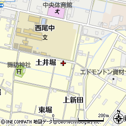 愛知県西尾市今川町土井堀20周辺の地図