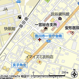 株式会社フジヤマ　豊川支店周辺の地図