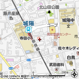 京都府城陽市寺田林ノ口2-25周辺の地図