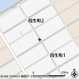 愛知県碧南市葭生町周辺の地図
