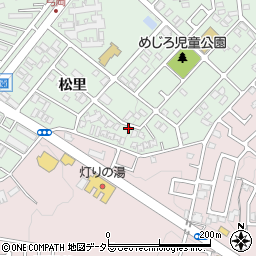 京都府八幡市男山松里7周辺の地図