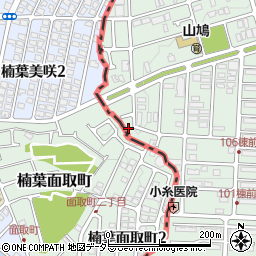 京都府八幡市男山金振20-2周辺の地図