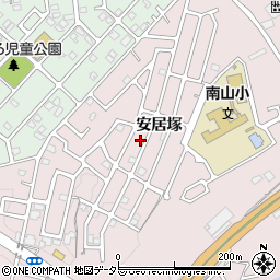 京都府八幡市八幡安居塚28-42周辺の地図