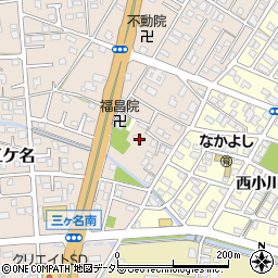 静岡県焼津市三ケ名533周辺の地図