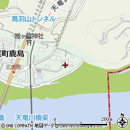 静岡県浜松市天竜区二俣町鹿島周辺の地図