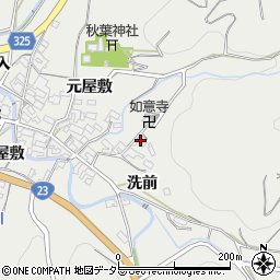 愛知県額田郡幸田町須美洗前68周辺の地図