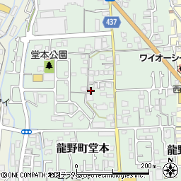 兵庫県たつの市龍野町堂本周辺の地図