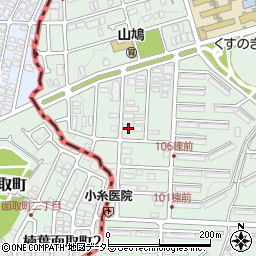 京都府八幡市男山金振23-10周辺の地図