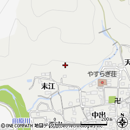 京都府綴喜郡宇治田原町荒木周辺の地図