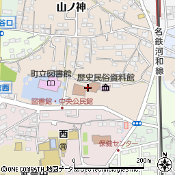 武豊町中央公民館周辺の地図