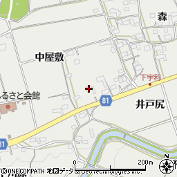 愛知県新城市富岡中屋敷48周辺の地図