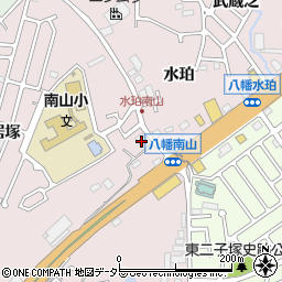 京都府八幡市八幡南山54周辺の地図