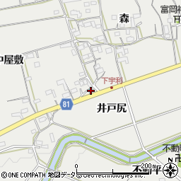愛知県新城市富岡（井戸尻）周辺の地図