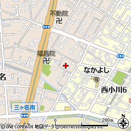 静岡県焼津市三ケ名546周辺の地図