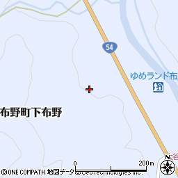 広島県三次市布野町下布野648周辺の地図