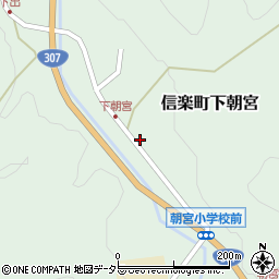 滋賀県甲賀市信楽町下朝宮358-1周辺の地図