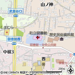 武豊町立図書館周辺の地図