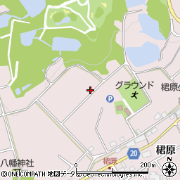 兵庫県三木市口吉川町桾原周辺の地図