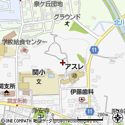 三重県亀山市関町木崎900周辺の地図