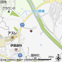 三重県亀山市関町木崎737周辺の地図