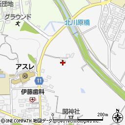 三重県亀山市関町木崎737周辺の地図