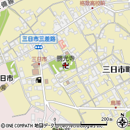 勝光寺周辺の地図