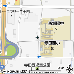 京都府城陽市寺田塚本127周辺の地図