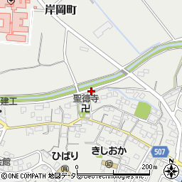 三重県鈴鹿市岸岡町123周辺の地図