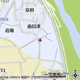 愛知県豊川市松原町周辺の地図