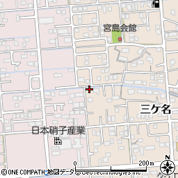 静岡県焼津市三ケ名468周辺の地図