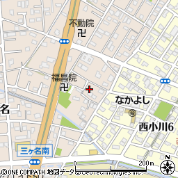 静岡県焼津市三ケ名543周辺の地図