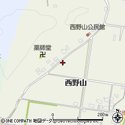 兵庫県赤穂郡上郡町西野山61周辺の地図