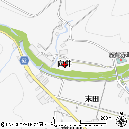 京都府綴喜郡宇治田原町郷之口向井周辺の地図