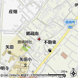 愛知県西尾市国森町不動東10周辺の地図